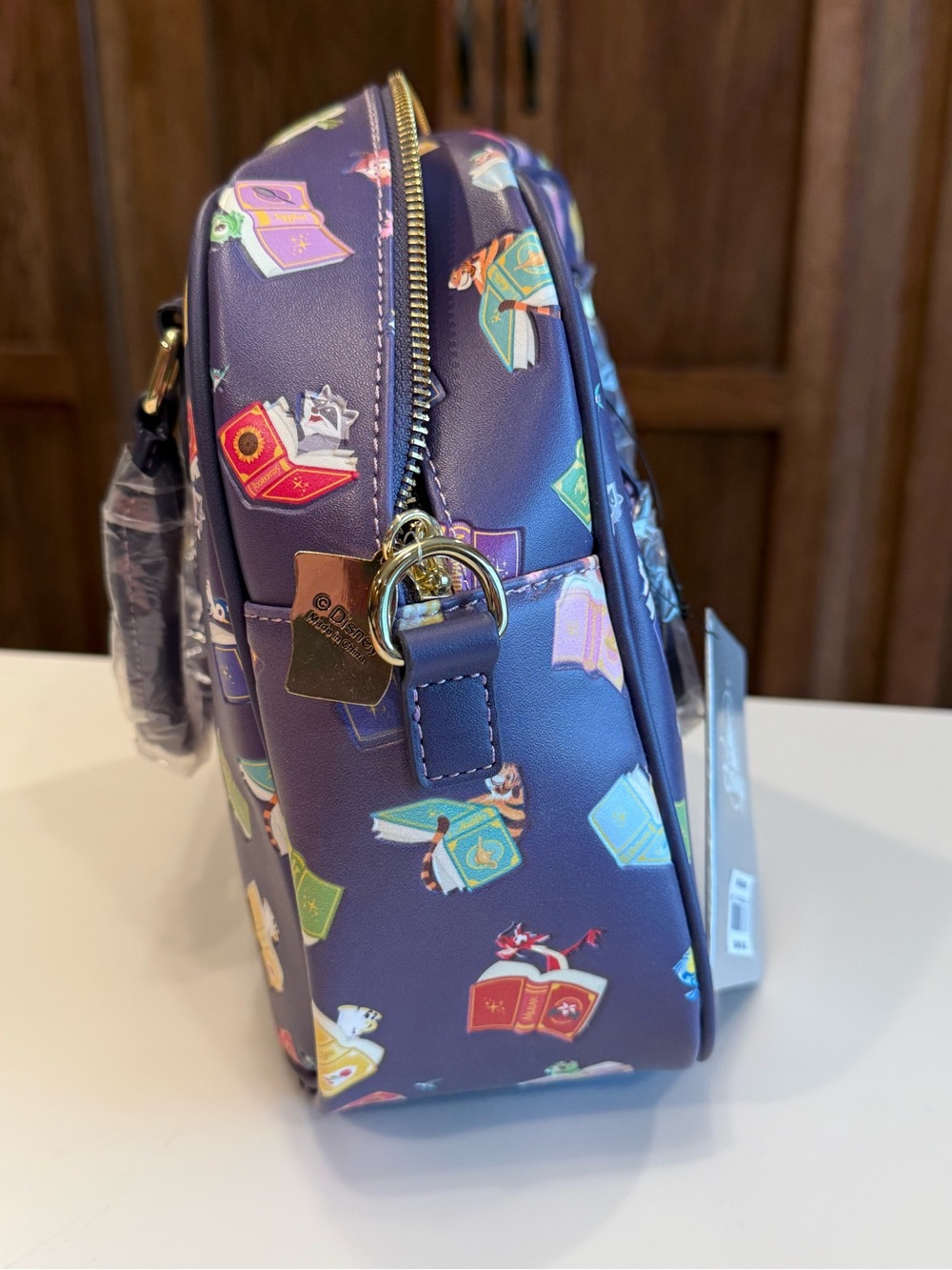 Loungefly Disney Princess AOP crossbody+ Wallet Set - NWT - Picture 3 of 9